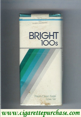 Bright 100s cigarettes 12 USA